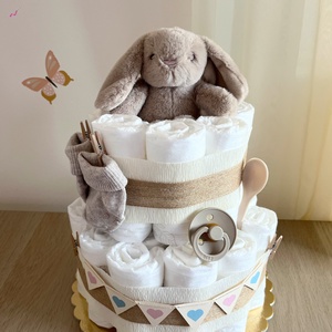 Fiú vagy lány? pelenkatorta, Baba - mama, Pelenkázó, babafürdető kellékek, Pelenkatorta, Papírművészet, MESKA