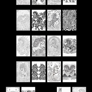 TŰZ LÓ éve színező füzet, 20 db kontúrrajz - művészet - grafika & illusztráció - digitális - Meska.hu