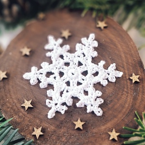  Exkluzív hópehely karácsonyfadísz  - Meska.hu