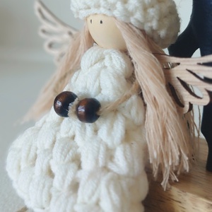 Karácsonyi angyalka -limitált készlet! - karácsony - karácsonyi lakásdekoráció - karácsonyfadíszek - Meska.hu