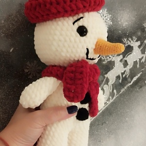 Hóember - horgolt  - Meska.hu