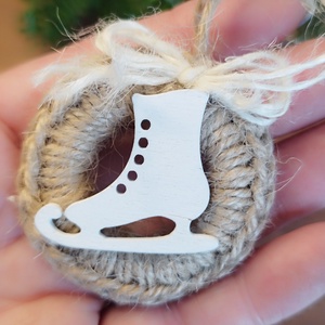 Karácsonyfa díszek , Karácsony, Karácsonyi lakásdekoráció, Karácsonyfadíszek, Horgolás, Mindenmás, MESKA