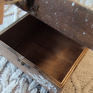 Karácsonyi kincses doboz  - otthon & életmód - konyhafelszerelés, tálalás - konyhai tárolás - tea & kávé tárolás - Meska.hu