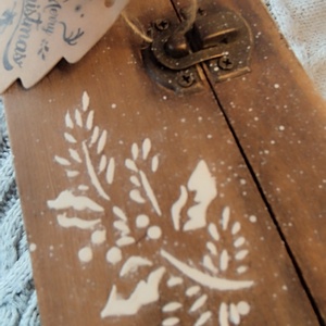 Karácsonyi kincses doboz  - otthon & életmód - konyhafelszerelés, tálalás - konyhai tárolás - tea & kávé tárolás - Meska.hu