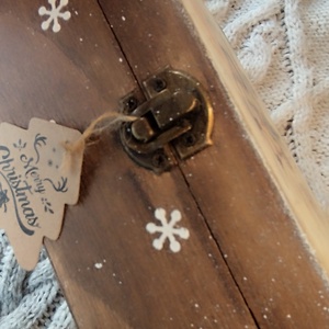 Karácsonyi kincses doboz  - otthon & életmód - konyhafelszerelés, tálalás - konyhai tárolás - tea & kávé tárolás - Meska.hu