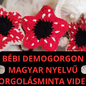 Demogorgon horgolásminta videó  - Meska.hu