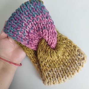 Kötött fülvédő pánt/hajpánt, Ruha & Divat, Sál, Sapka, Kendő, Fejpánt, Kötés, Varrás, MESKA