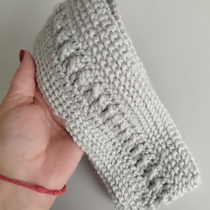 Kötött fülvédő pánt/hajpánt, Ruha & Divat, Sál, Sapka, Kendő, Fejpánt, Kötés, Varrás, MESKA