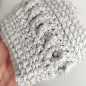 Kötött fülvédő pánt/hajpánt - ruha & divat - sál, sapka, kendő - fejpánt - Meska.hu