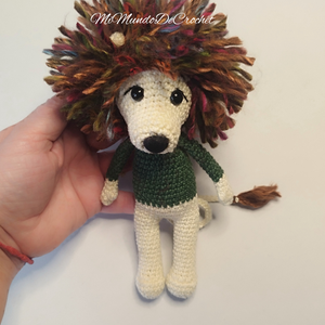 Oszkár a horgolt oroszlán �, Játék & Sport, Plüssállat & Játékfigura, Oroszlán, Varrás, Horgolás, MESKA