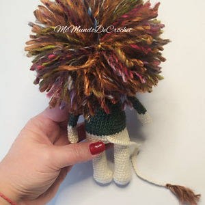 Horgolásminta videó -Oszkár az oroszlán  - diy (csináld magad) - szabásminta, útmutató - horgolási minta - Meska.hu