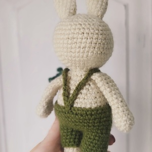 Horgolt nyuszi - Répás Jancsika - játék & sport - plüssállat & játékfigura - nyuszi - Meska.hu