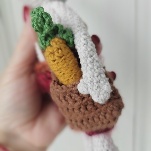 Vándornyúl - horgolt nyuszi  - játék & sport - plüssállat & játékfigura - nyuszi - Meska.hu