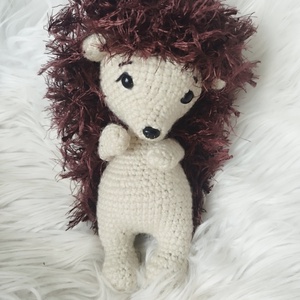 Horgolt sündisznó, süni, Játék & Sport, Plüssállat & Játékfigura, Süni, Csomózás, Horgolás, MESKA