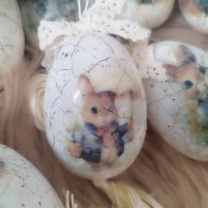 Húsvéti tojás  - ünnepi díszek, dekorációk - húsvéti díszek és dekorációk - húsvéti tojás, hímestojás - Meska.hu