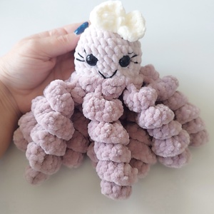 Pihe puha plüss polip , Játék & Sport, Plüssállat & Játékfigura, Polip, medúza, Horgolás, MESKA