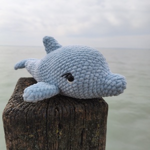 Horgolt delfin  - Meska.hu