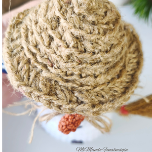 Hóember horgolásminta  - diy (csináld magad) - szabásminta, útmutató - horgolási minta - Meska.hu