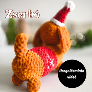 Tacskó horgolásminta  - diy (csináld magad) - szabásminta, útmutató - horgolási minta - Meska.hu