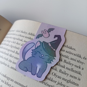 Mágneses könyvjelző - halloweeni cica boszorkány - könyv & zene - könyvjelző - Meska.hu Mágneses könyvjelző - halloweeni cica boszorkány - könyv & zene - könyvjelző - Meska.hu