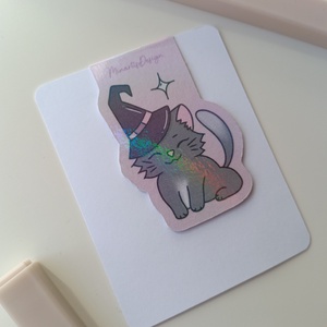 Mágneses könyvjelző - halloweeni cica boszorkány - könyv & zene - könyvjelző - Meska.hu Mágneses könyvjelző - halloweeni cica boszorkány - könyv & zene - könyvjelző - Meska.hu