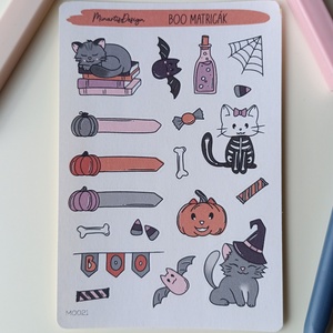Matricaív - halloween cica boszorkányos - Meska.hu