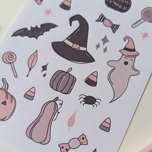 Matricaív - halloween szellemes, boszorkányos - otthon & életmód - papír, írószer - matrica, matrica csomag - Meska.hu Matricaív - halloween szellemes, boszorkányos - otthon & életmód - papír, írószer - matrica, matrica csomag - Meska.hu
