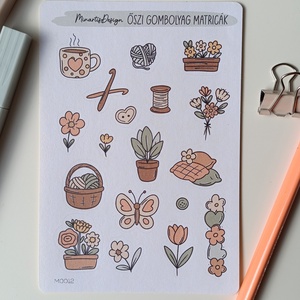 Matricaív - őszi hangulat, Otthon & Életmód, Papír, írószer, Matrica, matrica csomag, Fotó, grafika, rajz, illusztráció, MESKA