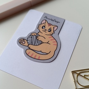 mágneses könyvjelző - vörös cica - könyv & zene - könyvjelző - Meska.hu mágneses könyvjelző - vörös cica - könyv & zene - könyvjelző - Meska.hu