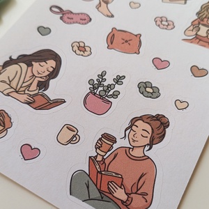 Matricaív - őszi csajos hangulat - otthon & életmód - papír, írószer - matrica, matrica csomag - Meska.hu