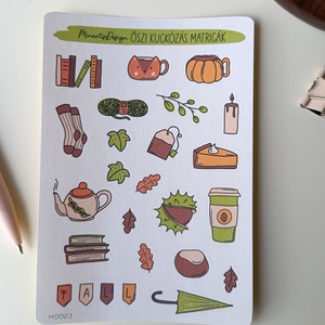 Matricaív - őszi hangulat, Otthon & Életmód, Papír, írószer, Matrica, matrica csomag, Fotó, grafika, rajz, illusztráció, MESKA