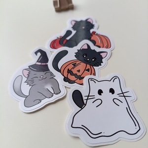 Matricák - halloween macskák - otthon & életmód - papír, írószer - matrica, matrica csomag - Meska.hu Matricák - halloween macskák - otthon & életmód - papír, írószer - matrica, matrica csomag - Meska.hu