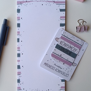 Jegyzettömb, könyvjelző szett - lila, kék csíkos - otthon & életmód - papír, írószer - jegyzetfüzet & napló - Meska.hu Jegyzettömb, könyvjelző szett - lila, kék csíkos - otthon & életmód - papír, írószer - jegyzetfüzet & napló - Meska.hu