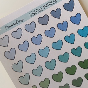 Matricaív - kék, zöld szivecskék - otthon & életmód - papír, írószer - matrica, matrica csomag - Meska.hu Matricaív - kék, zöld szivecskék - otthon & életmód - papír, írószer - matrica, matrica csomag - Meska.hu