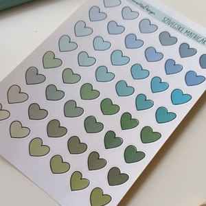 Matricaív - kék, zöld szivecskék - otthon & életmód - papír, írószer - matrica, matrica csomag - Meska.hu Matricaív - kék, zöld szivecskék - otthon & életmód - papír, írószer - matrica, matrica csomag - Meska.hu