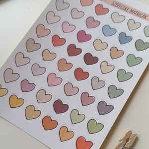 Matricaív -  szivecskék - otthon & életmód - papír, írószer - matrica, matrica csomag - Meska.hu Matricaív -  szivecskék - otthon & életmód - papír, írószer - matrica, matrica csomag - Meska.hu