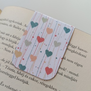 Szivecskés jegyzettömb és könyvjelző szett  - otthon & életmód - papír, írószer - jegyzetfüzet & napló - Meska.hu