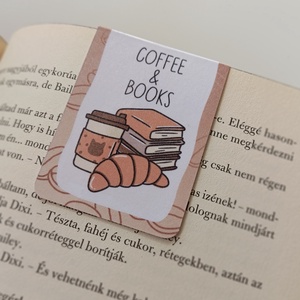 Jegyzettömb, könyvjelző szett - cica kávés - otthon & életmód - papír, írószer - jegyzetfüzet & napló - Meska.hu