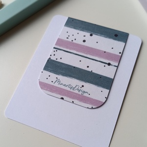 Mágneses könyvjelző - könyvmoly vagyok - könyv & zene - könyvjelző - Meska.hu