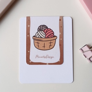 Mágneses könyvjelző - cicás, itt aludtam el - könyv & zene - könyvjelző - Meska.hu