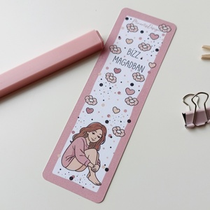 Csajos könyvjelző - Bízz magadban - könyv & zene - könyvjelző - Meska.hu