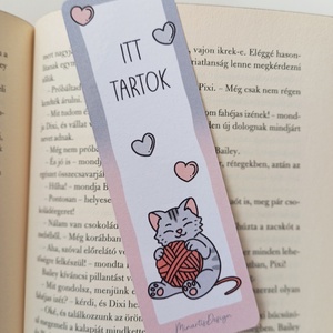 Cicás könyvjelző, Könyv & Zene, Könyvjelző, Fotó, grafika, rajz, illusztráció, MESKA