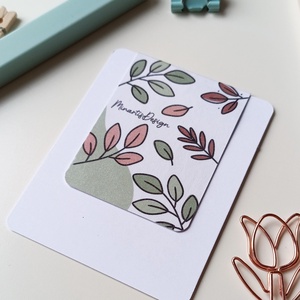 Mágneses könyvjelző - őszi leveles - könyv & zene - könyvjelző - Meska.hu