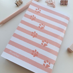 A6-os füzet cuki corgi boritóval - otthon & életmód - papír, írószer - jegyzetfüzet & napló - Meska.hu