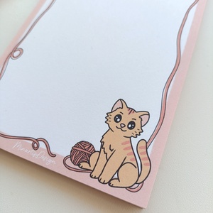 A6-os  cicás jegyzettömb  - otthon & életmód - papír, írószer - jegyzetfüzet & napló - Meska.hu