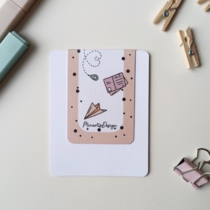 Mágneses könyvjelző - utazós / travel - könyv & zene - könyvjelző - Meska.hu