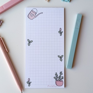 Szobanövényes jegyzettömb , Otthon & Életmód, Papír, írószer, Jegyzetfüzet & Napló, Fotó, grafika, rajz, illusztráció, MESKA