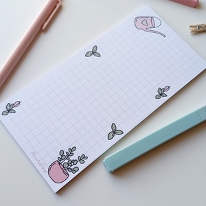 Szobanövényes jegyzettömb  - otthon & életmód - papír, írószer - jegyzetfüzet & napló - Meska.hu