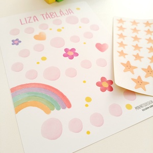 Matricás siker - jutalomtábla gyerekeknek - otthon & életmód - papír, írószer - matrica, matrica csomag - Meska.hu