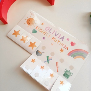 Reggeli rutintábla - névvel, Játék & Sport, Készségfejlesztő és Logikai játék, Oktató játékok, Fotó, grafika, rajz, illusztráció, MESKA